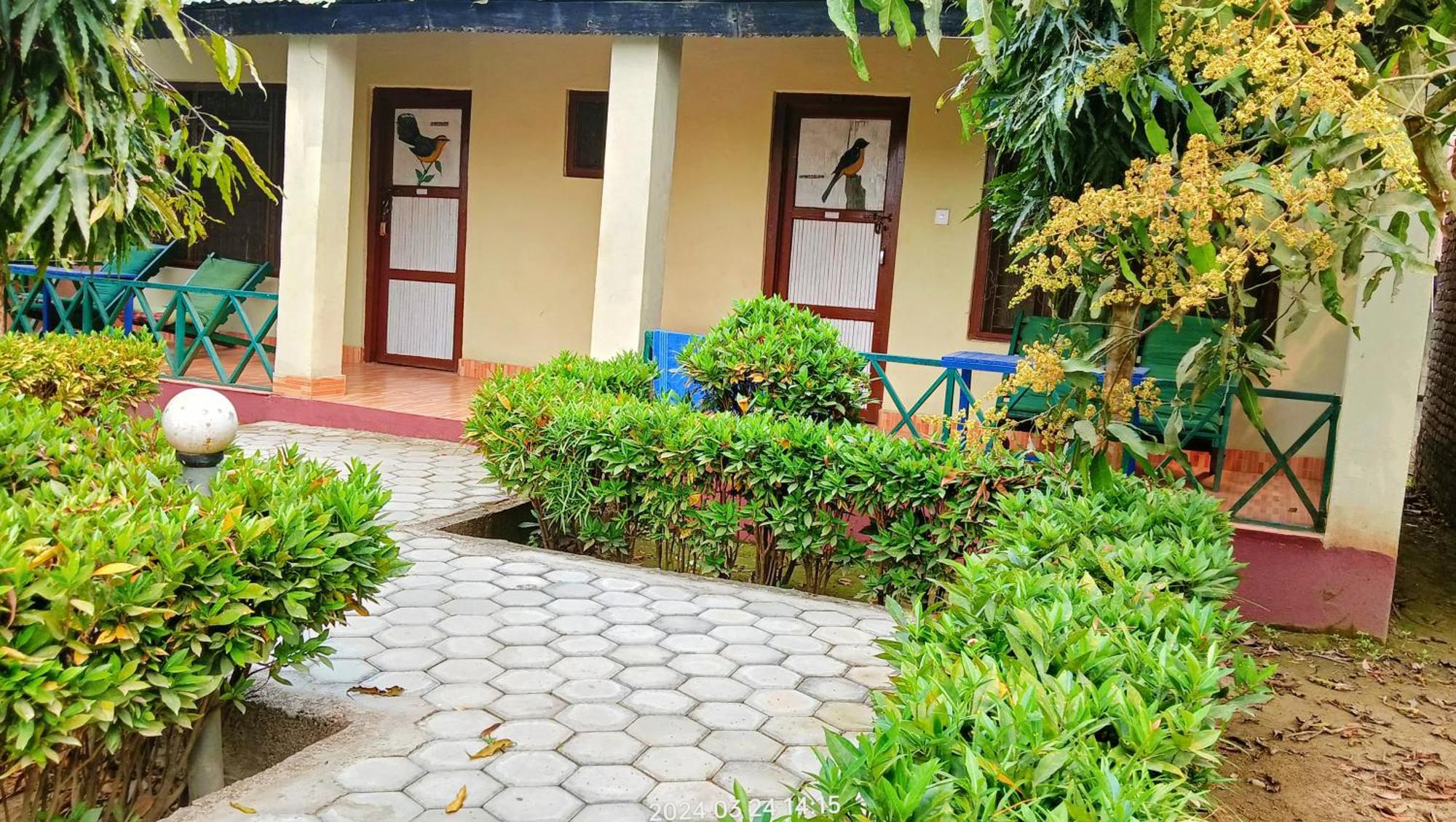 Hotel Butterfly - Peaceful Garden For Nature Lovers Sauraha Exterior foto