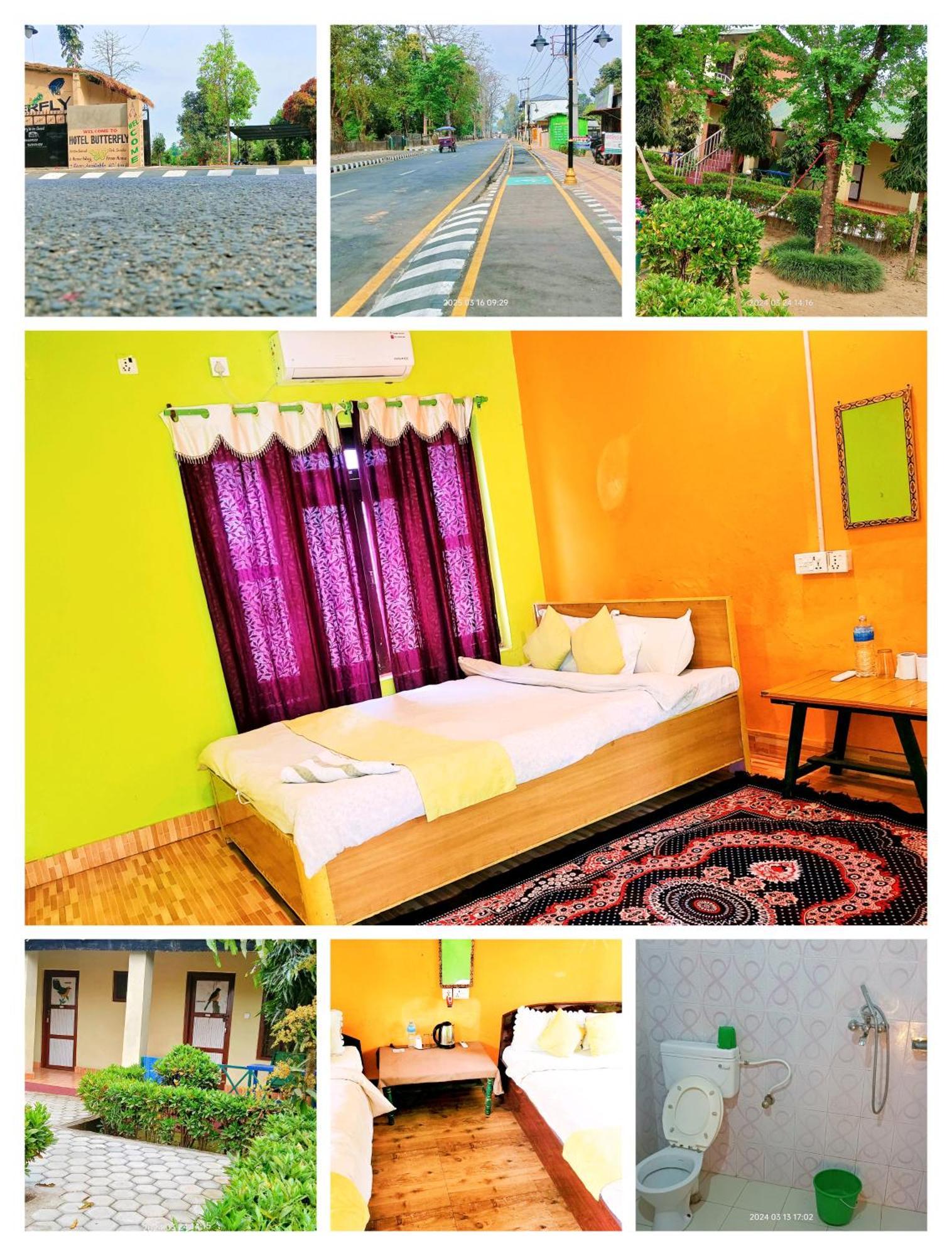 Hotel Butterfly - Peaceful Garden For Nature Lovers Sauraha Exterior foto
